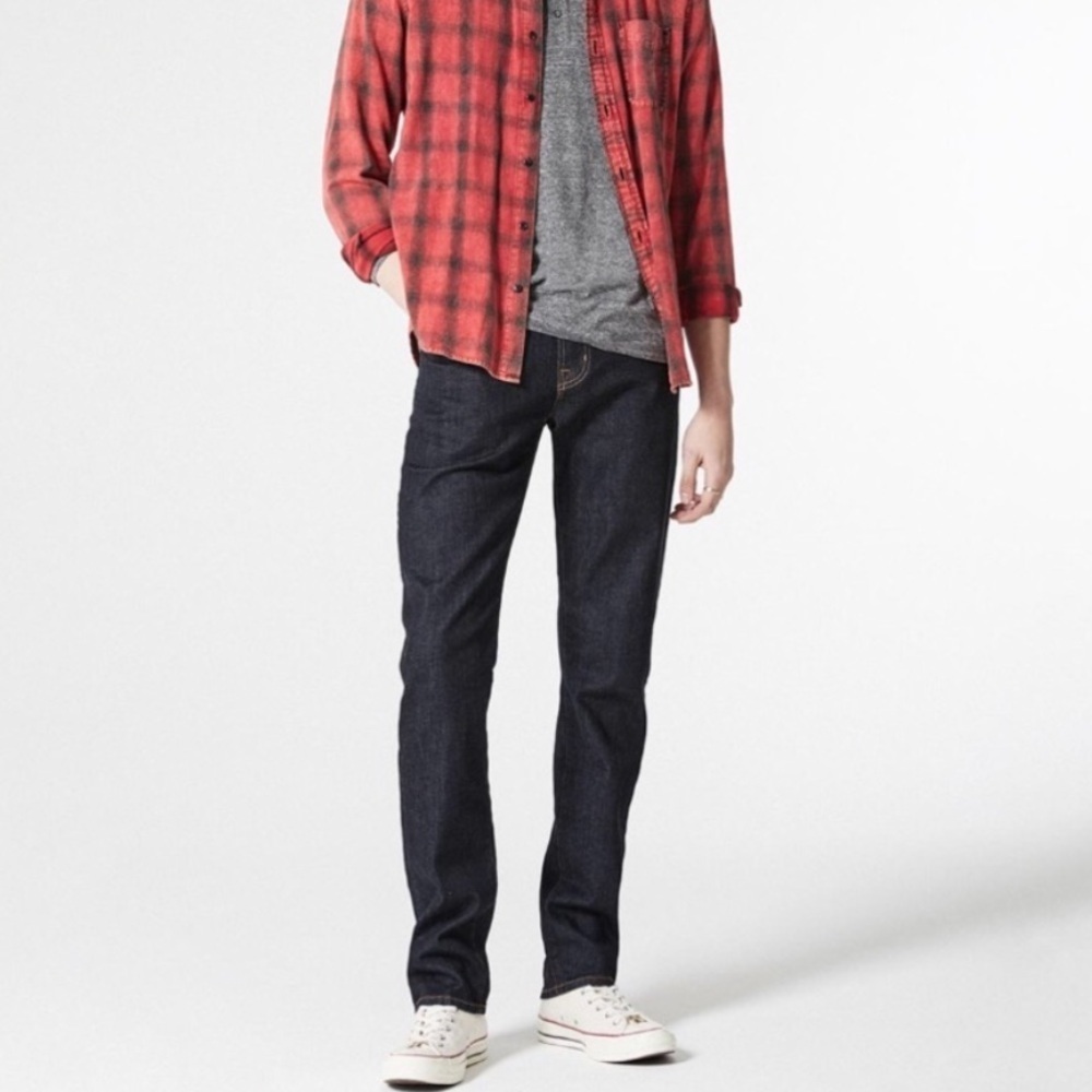 AG Adriano Goldschmied Dark Wash The Graduate Tailored Leg Jeans